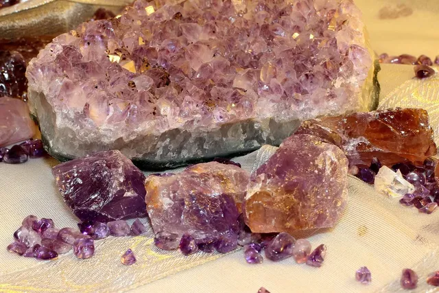 Amethyst Hexagonal Necklace