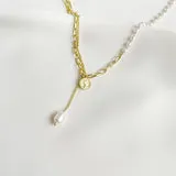 Nathalia Chain Pearl Necklace
