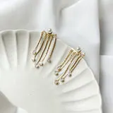 Lillian Dangle Bling Earrings