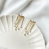 Lillian Dangle Bling Earrings