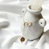 Alayna Pearl Coin Necklace