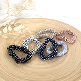 Polka Dot Petite Scrunchie