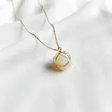 Opal Cube Necklace